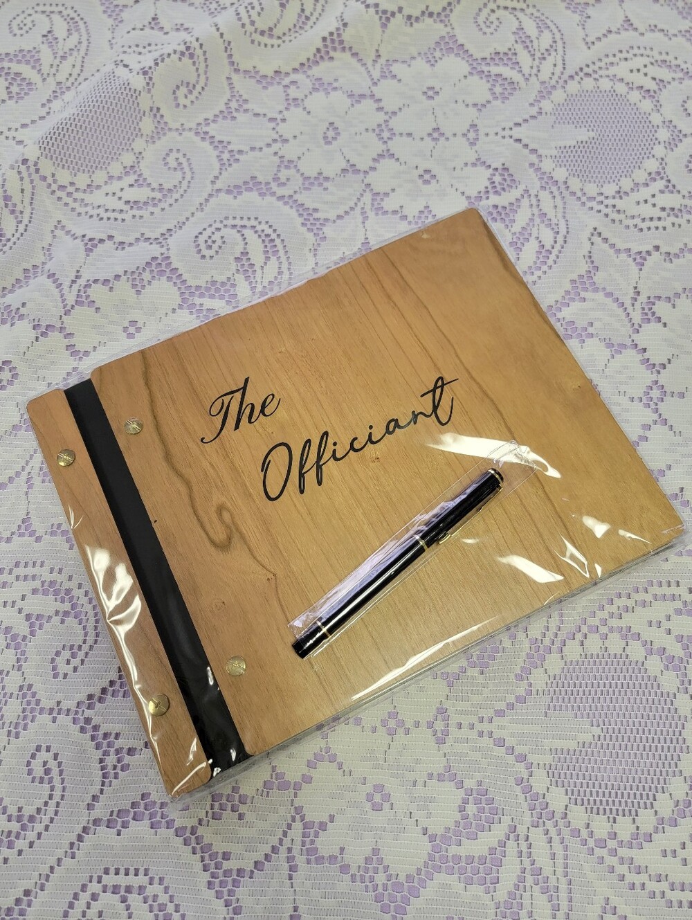 Guest Register "The Officiant" - Wedding - Event - Special Occasion Guest Book